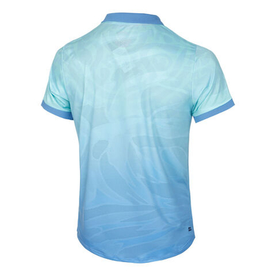Мужское теннисное поло BIDI BADU Colortwist Polo Men - Turquoise, Blue