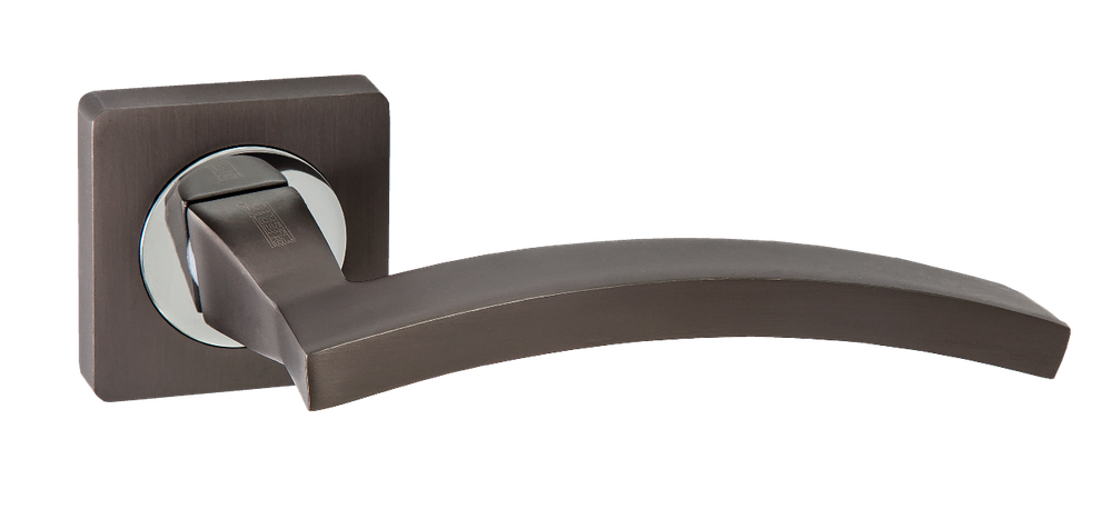 Ручка квадрат Пуэрто 520-02 MBN, цвет никель черный матовый(графит) алюминий (гарантия - 8 лет)