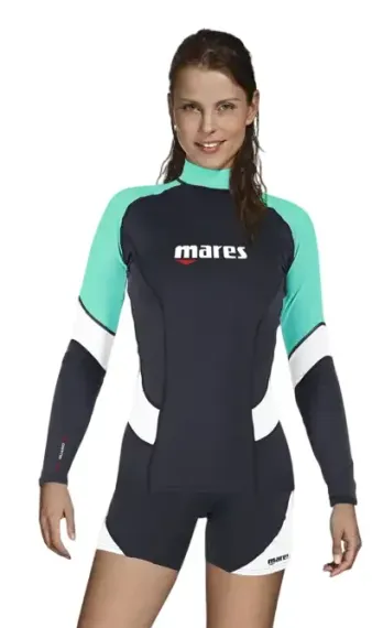 Рашгард с длинным рукавом MARES RASH GUARD TRILASTIC, Лайкра, Женская