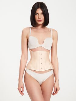 Хлопковый корсет для безупречной осанки в цвете нюд