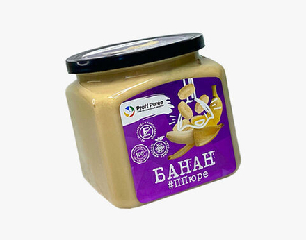 Пюре Банан замороженное 500 гр Proff Puree