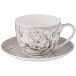 Чайная пара фарфор, 2 пр, 1 перс, 330 мл, Lefard, White Flower, 415-2136