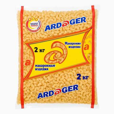 Макароны Ардагер рожок 2 кг