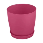 Кашпо Фиоре круглое 8 л вишневый 216х202мм
