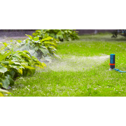 Стационарный распылитель GRINDA RX-2, с шестерённой передачей, пластиковый, на подставке, PROLine (429303)