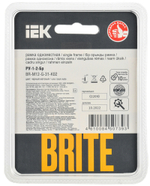 BRITE Рамка 1-местная РУ-1-2-Бр стекло черный матовый IEK