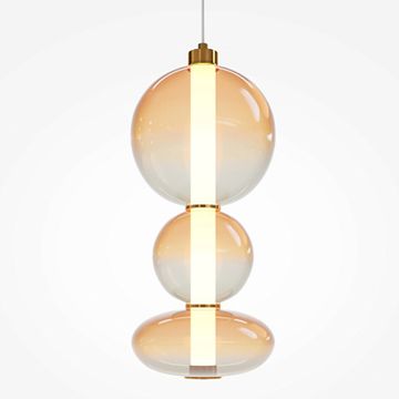 Подвесной светодиодный светильник 24W 3000K MOD307PL-L24BS3K латунь Futuro Modern Maytoni