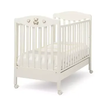 Детская кроватка на колесах Erbesi Tippy Jolie Ivory