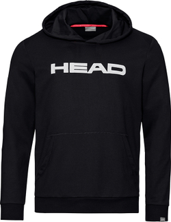 Кофта для мальчика теннисная Head Club Byron Hoodie JR - black/white