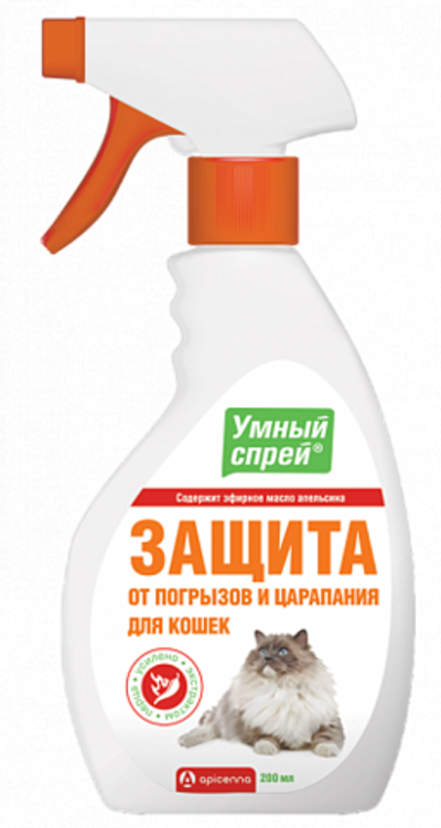 Спрей Умный Защита от царап. и погрызов д/кош200мл