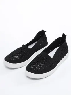 Мокасины летние текстильные