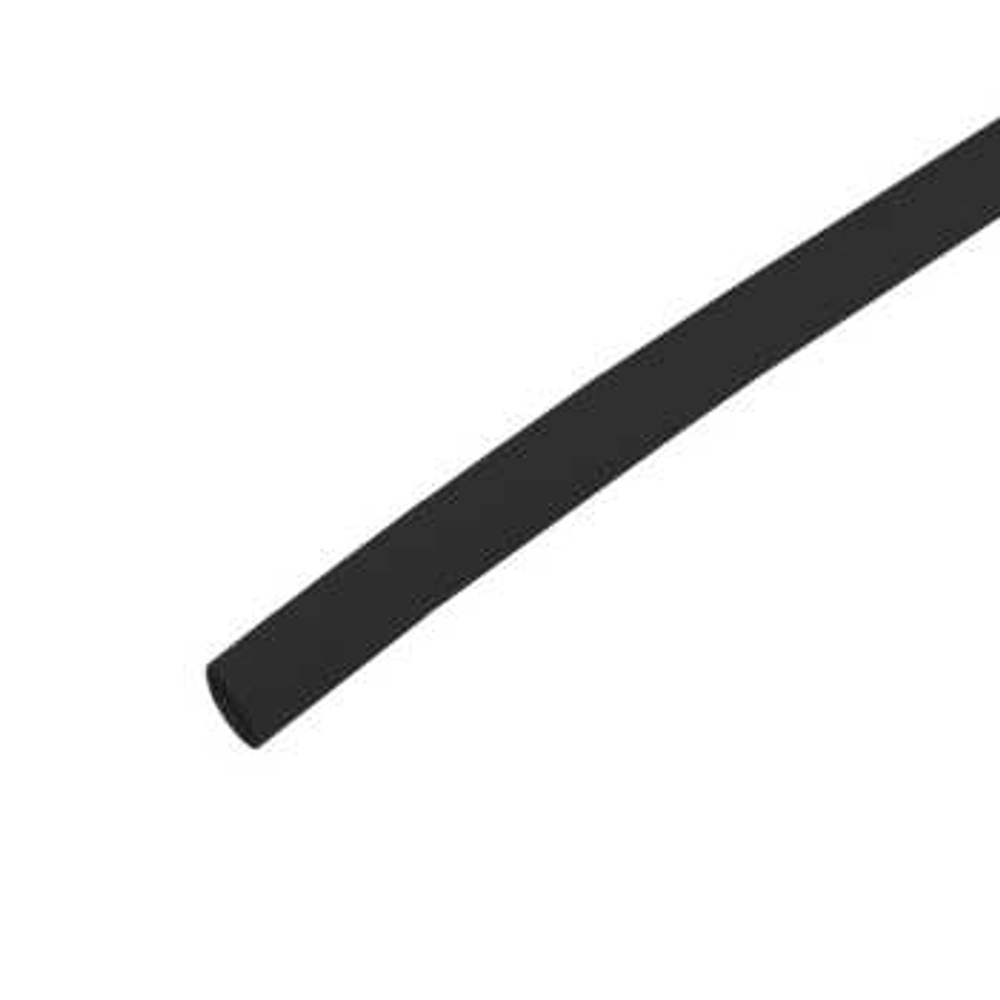 Термоусаживаемая трубка 3:1,5 черная 1м