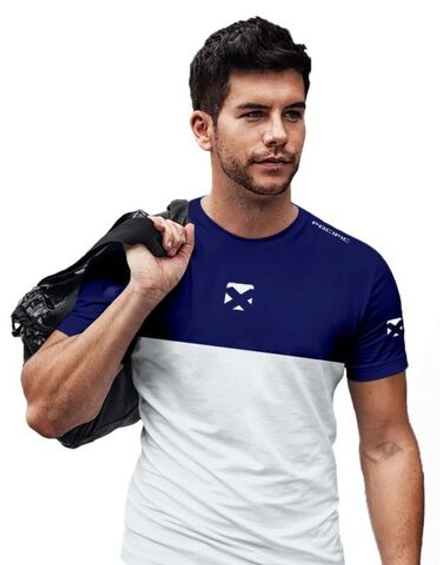 Теннисная футболка Pacific Break - navy/white