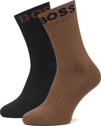 Теннисные носки BOSS x Matteo Berrettini Quarter-Length In Stretch Fabric - open beige