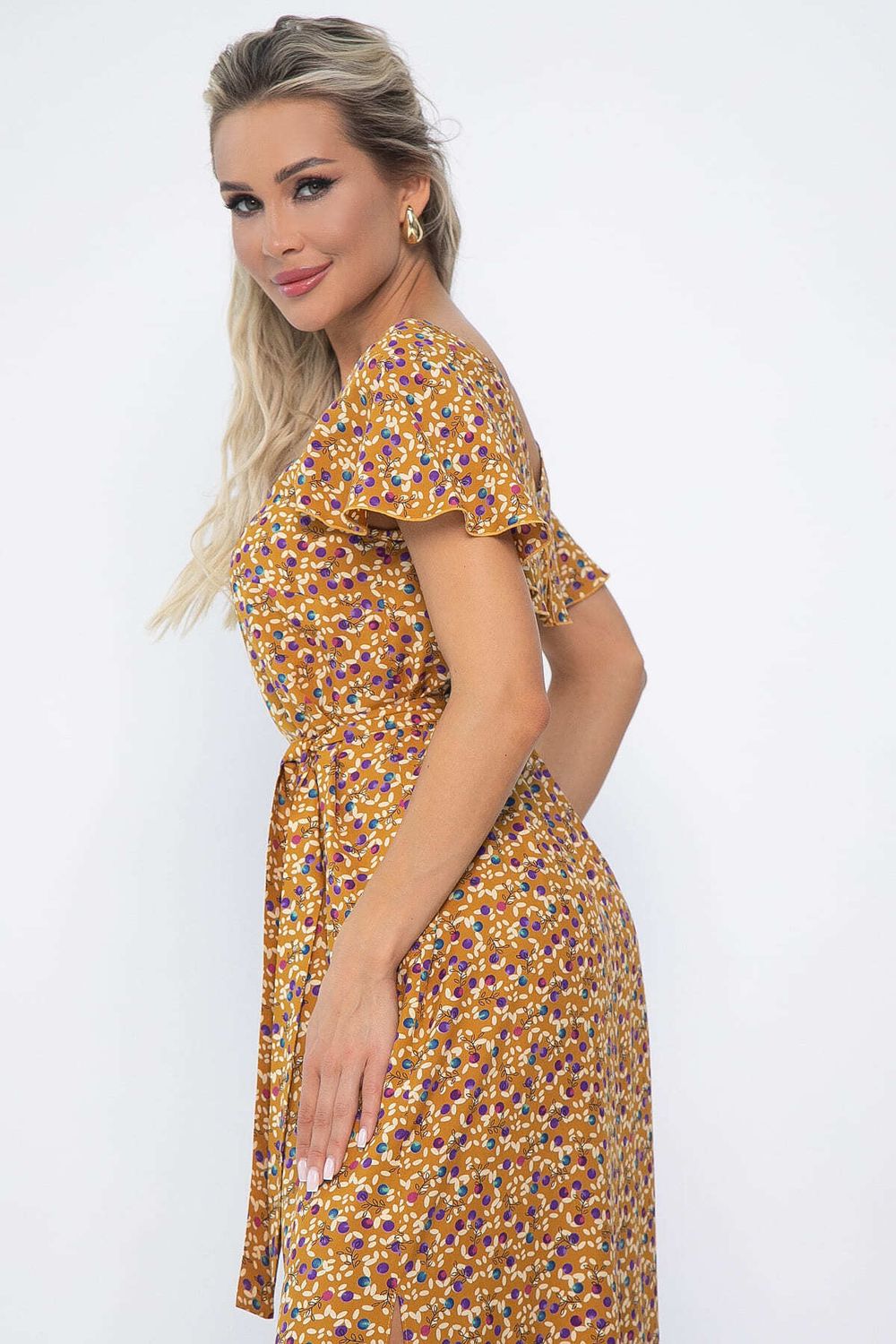 Платье Вечер свиданий (горчица) П13584-16М LT Collection