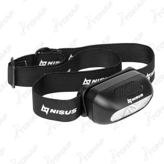 Фонарь налобный 200 LM, IP44, USB (N-FN-HL05-D) NISUS