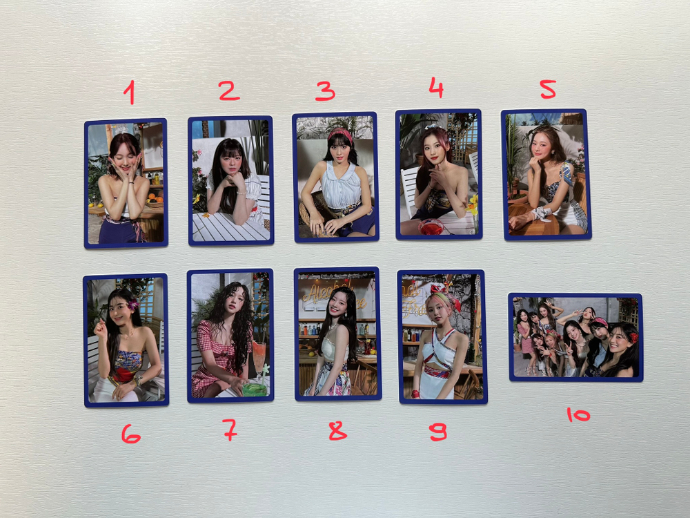 Фотокарты TWICE - TASTE OF LOVE