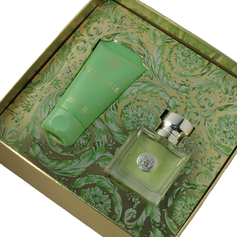 Versace Versense set(edt 30 + revitalizing b/l 50) — парфюмерный подарочный набор для женщин.