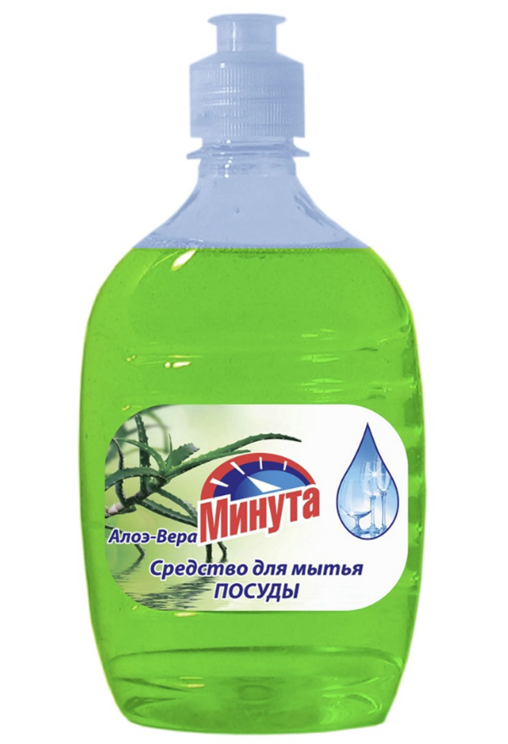 Минута Жидкость д/ посуды Алоэ 500г. 6 *12 / 144 / 1152