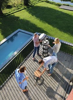 Tumba, комплект антрацит/серый, алюминий