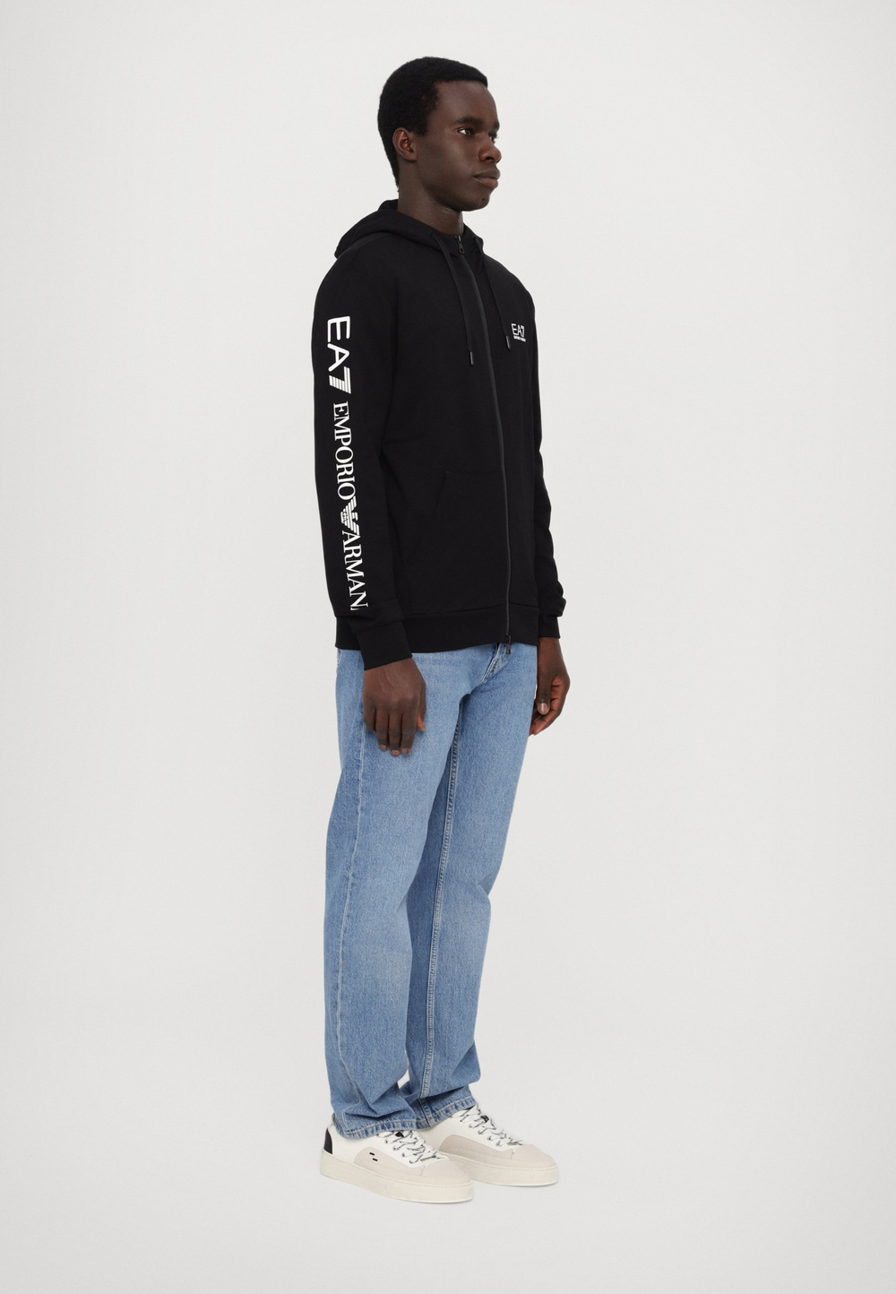 EA7 Emporio Armani UNISEX - Толстовка с капюшоном - Чёрный