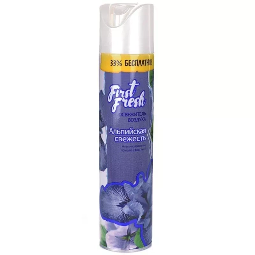 Освежитель воздуха FIRST FRESH аэрозоль АЛЬПИЙСКАЯ СВЕЖЕСТЬ (300мл)