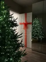 Елка с гирляндой встроенной «Сириус» (Литая хвоя) 250 см / 2,5 м