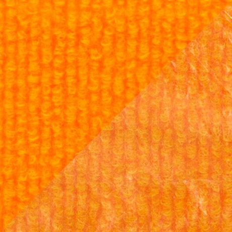 Полотно нетканое иглопробивное Экспоплей мандарин с защитной пленкой, ширина 2м, рулон 100 кв.м