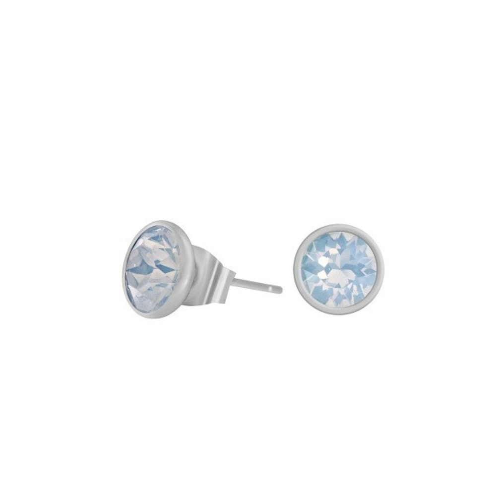 Серьги-пусеты Fiore Luna White Opal SWE297 WO S