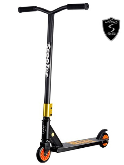 Трюковой самокат Urban Scooter Wave Light желтый