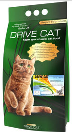Сухой корм для кошек Drive Cat с курицей и индейкой