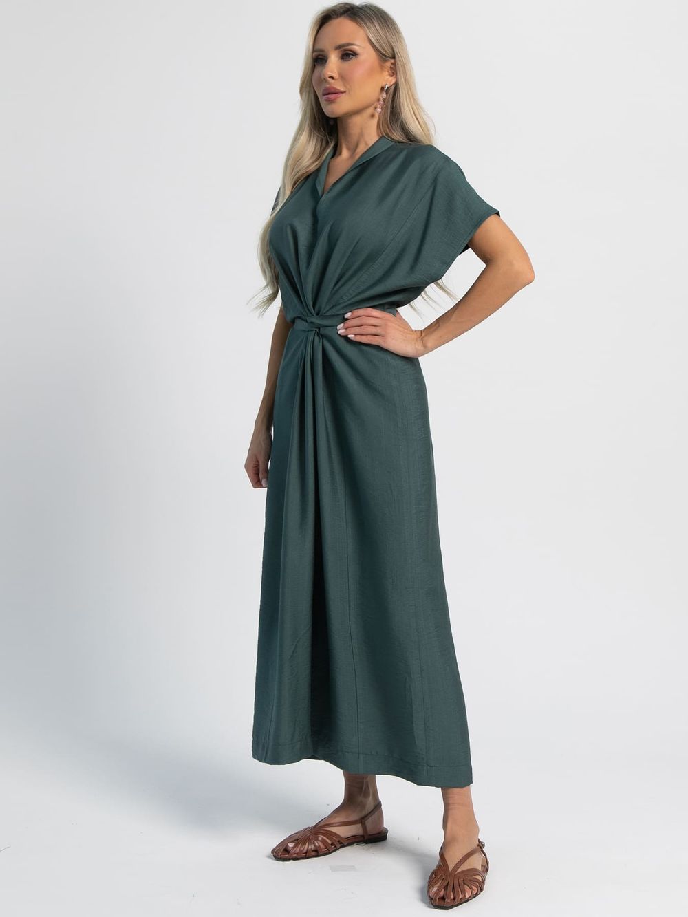 Платье Исландия (зеленое) П16086-30М LT Collection
