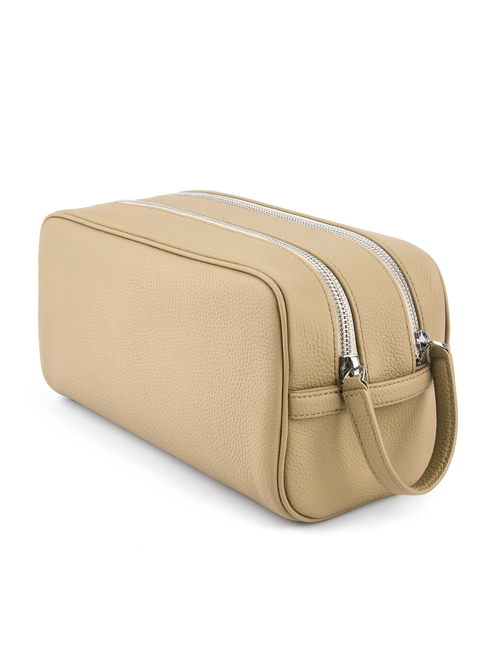 Toiletry bag LEMAN NEW L beige color