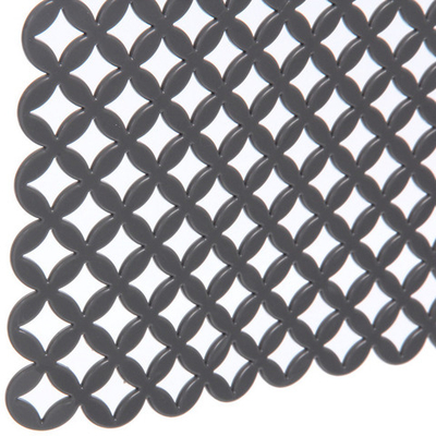 Коврик для раковины «Плетенка» 30*28см серый