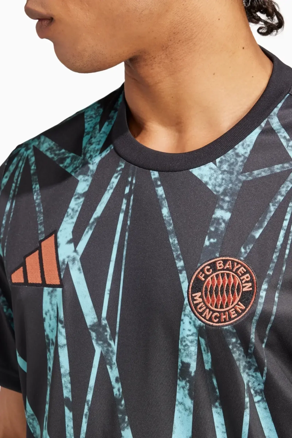 Футболка adidas FC Bayern 24/25 Pre-Match - черный