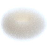 Заколка валик для создания пучка d-8см, цвет белый (лейбл Стиль в деталях)