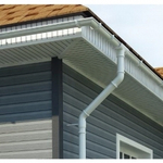 Труба водосточная ПВХ Альта-Профиль Элит белая 3м