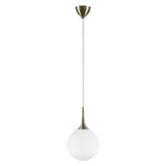 813031 Подвес GLOBO 1х40W E14 бронза/белый