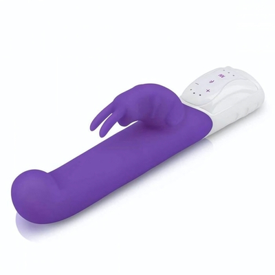 Фиолетовый вибромассажер для G-точки Come hither G-Spot Rabbit - 24,5 см. (Цвет: фиолетовый)