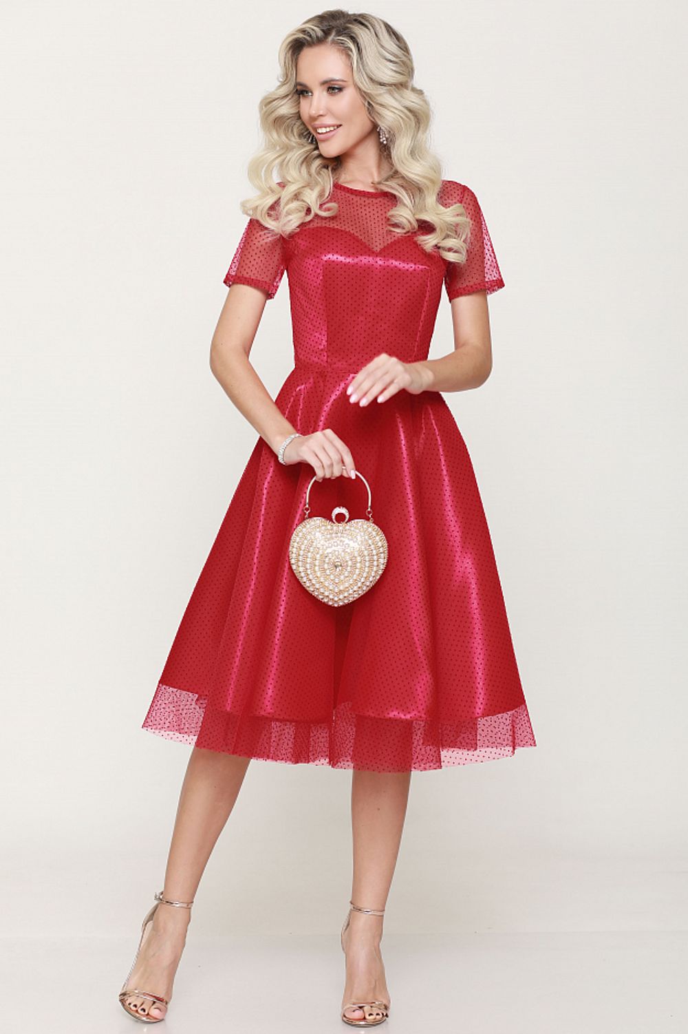 Платье Блестящий выход, рэд DStrend (Акция)