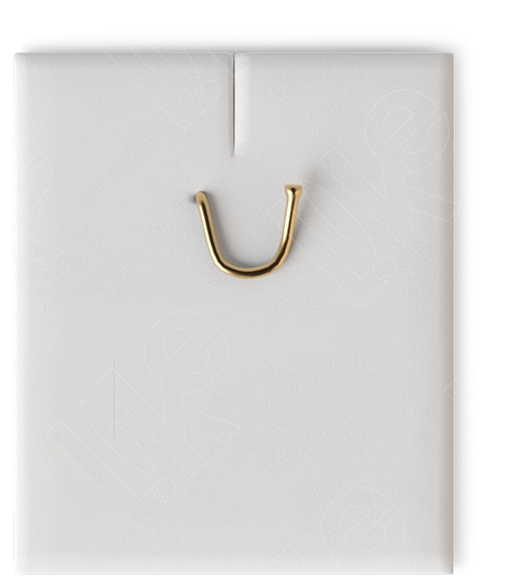 Вкладыш 09/наклонный/для подвески/крючок/прорезь для нитки