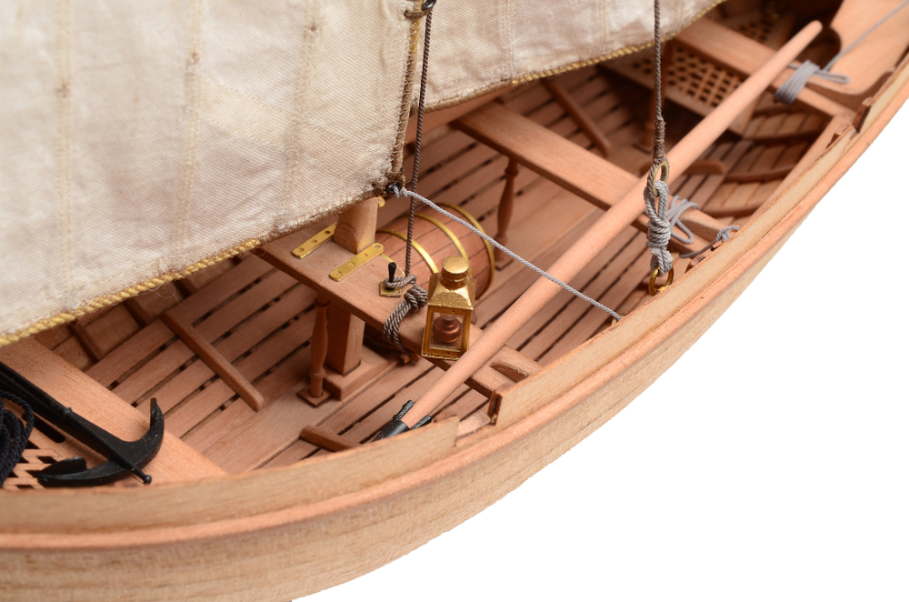 19th Century 4-Oar Yawl 1:24