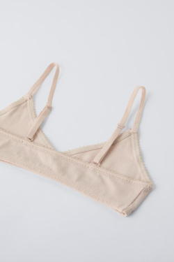 ZARA НАБОР ИЗ ТРЕХ ОДНОТОННЫХ ТОПОВ С ЦВЕТОЧНЫМ ПРИНТОМ, РАЗНОЦВЕТНЫЙ