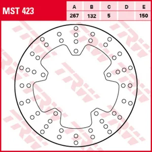 Диск тормозной TRW MST423