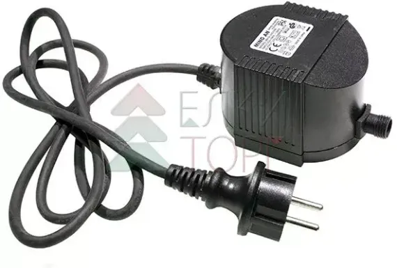 Трансформатор 60W с выпрямителем 24В., до 1000 LED, провод черный Каучук, IP65, LTC (PTR60-3A)