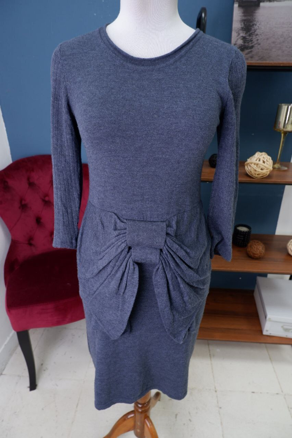 Платье Sportmax шерстяное 44 размер