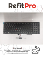 Клавиатура для Ноутбука Lenovo LenovoThinkPad T540p/W540/T550/T560/P50s раскладка - английская, черная (04Y2456)