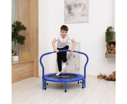 Батут с поручнем DFC Gardenature 36'' синий