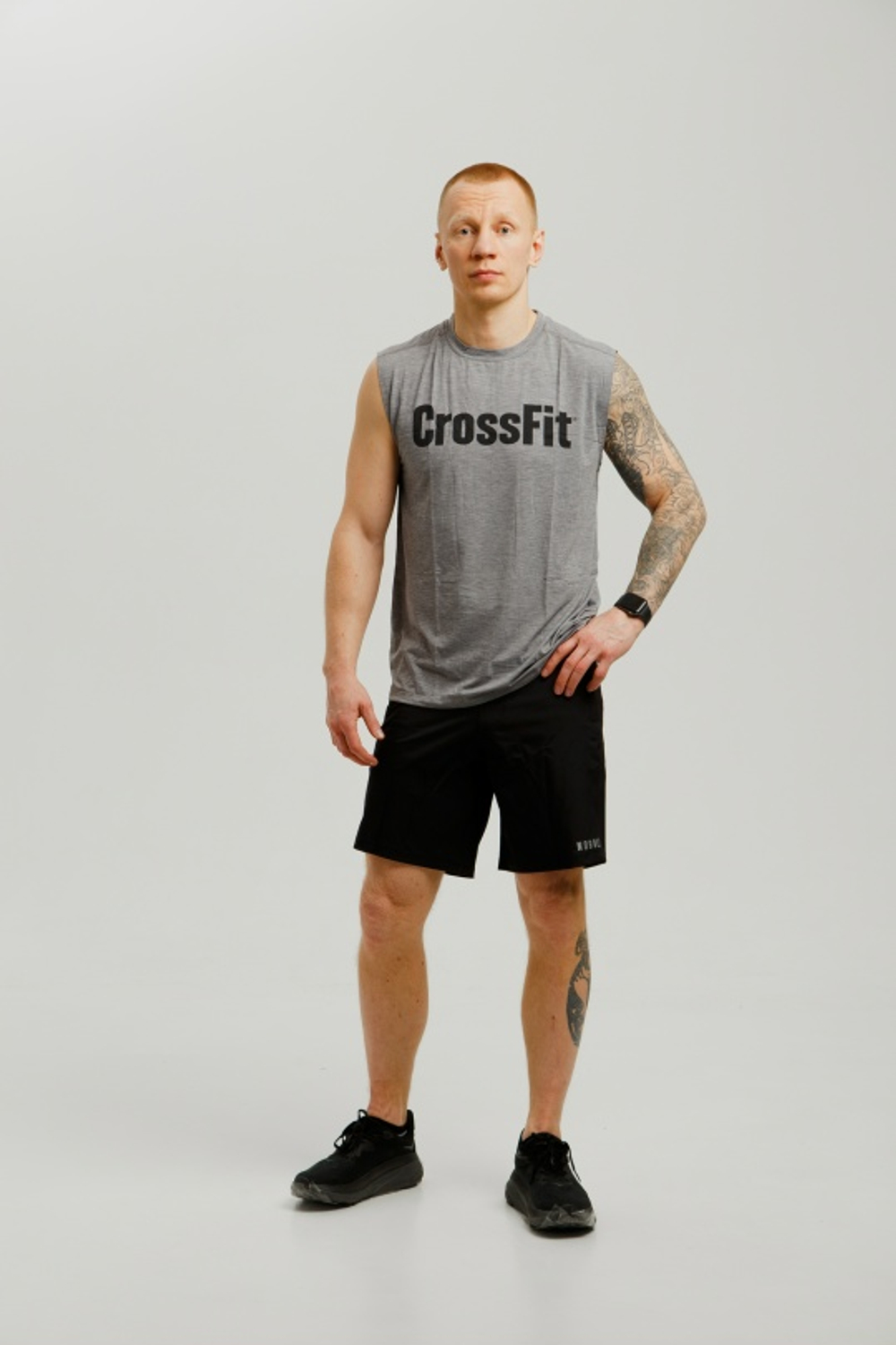 Безрукавка CROSSFIT серая
