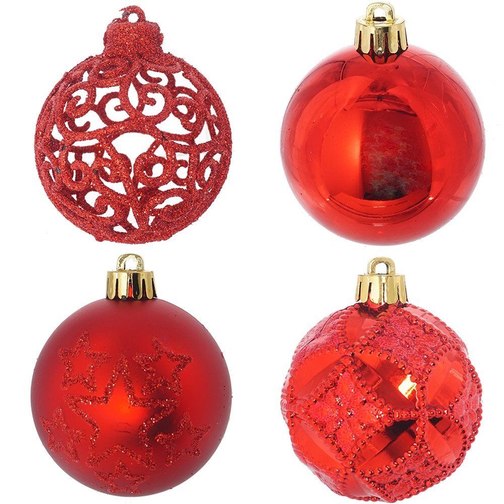 GAEM Набор из 30шт Украшение новогоднее "Шар", D 6 см, L16 W16 H31,5 см